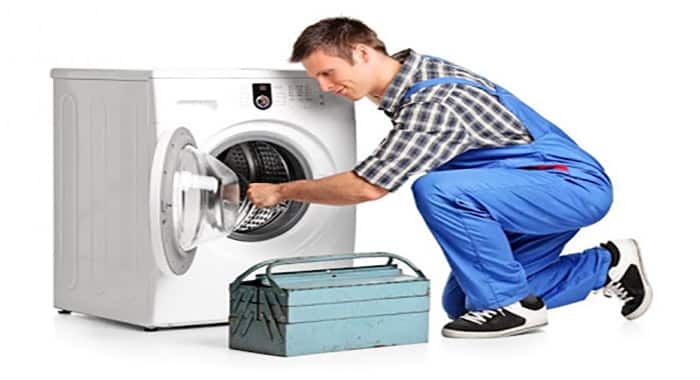 عدم تخلیه آب ماشین لباسشویی