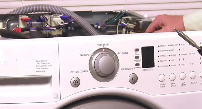 آبگیری ماشین لباسشویی